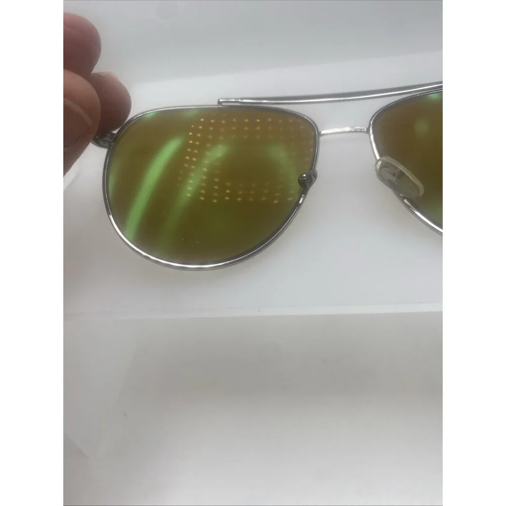 Lacoste Sunglasses FRAMES ONLY L177S 033 Aviator 57-15-140 Silver Brown 162